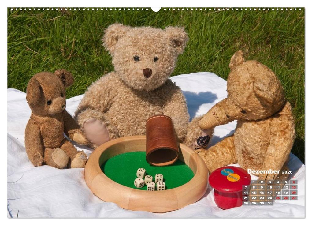 Weitere Ansicht: Geliebte Bären - Teddys (hochwertiger Premium Wandkalender 2026 DIN A2 quer), Kunstdruck in Hochglanz | Meike Bölts, Calvendo