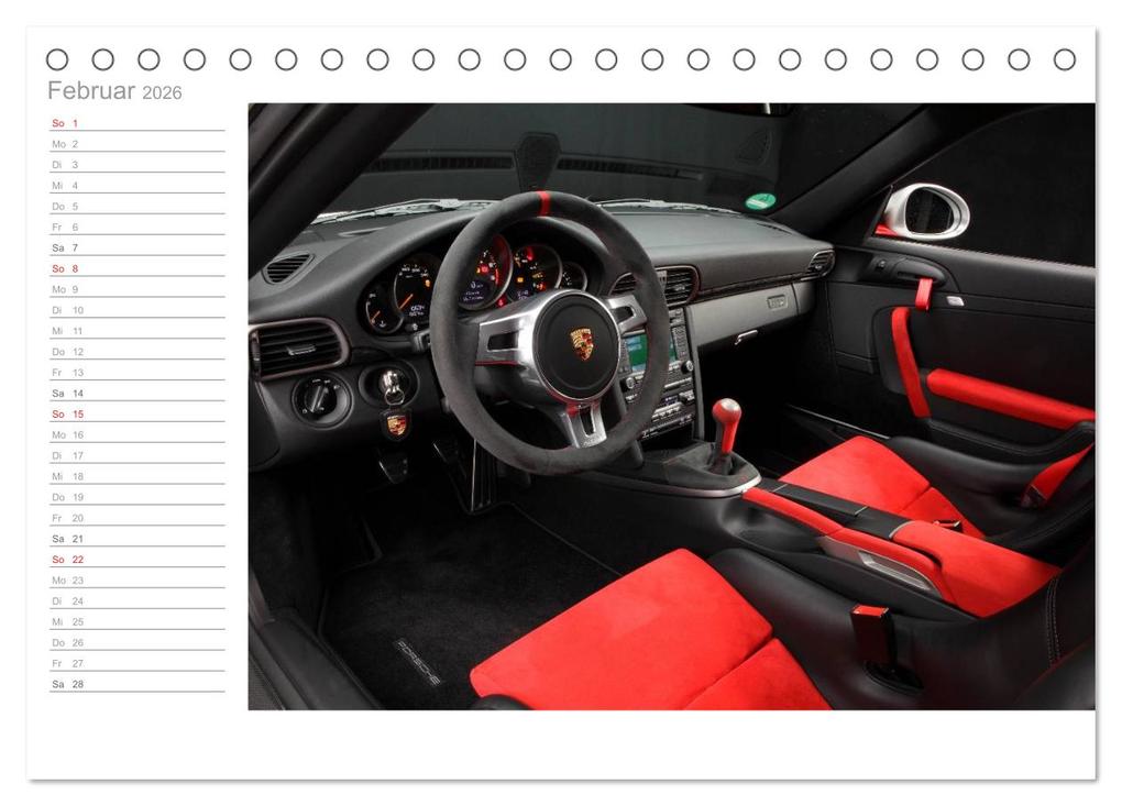 Weitere Ansicht: Porsche GT3RS 4,0 (Tischkalender 2026 DIN A5 quer), CALVENDO Monatskalender | Stefan Bau, Calvendo
