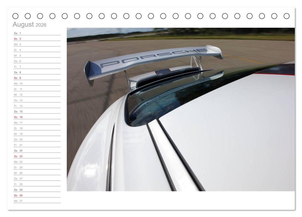 Weitere Ansicht: Porsche GT3RS 4,0 (Tischkalender 2026 DIN A5 quer), CALVENDO Monatskalender | Stefan Bau, Calvendo