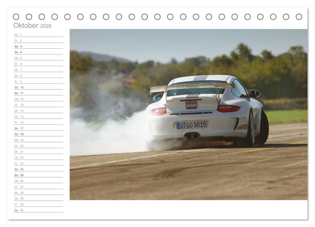 Weitere Ansicht: Porsche GT3RS 4,0 (Tischkalender 2026 DIN A5 quer), CALVENDO Monatskalender | Stefan Bau, Calvendo