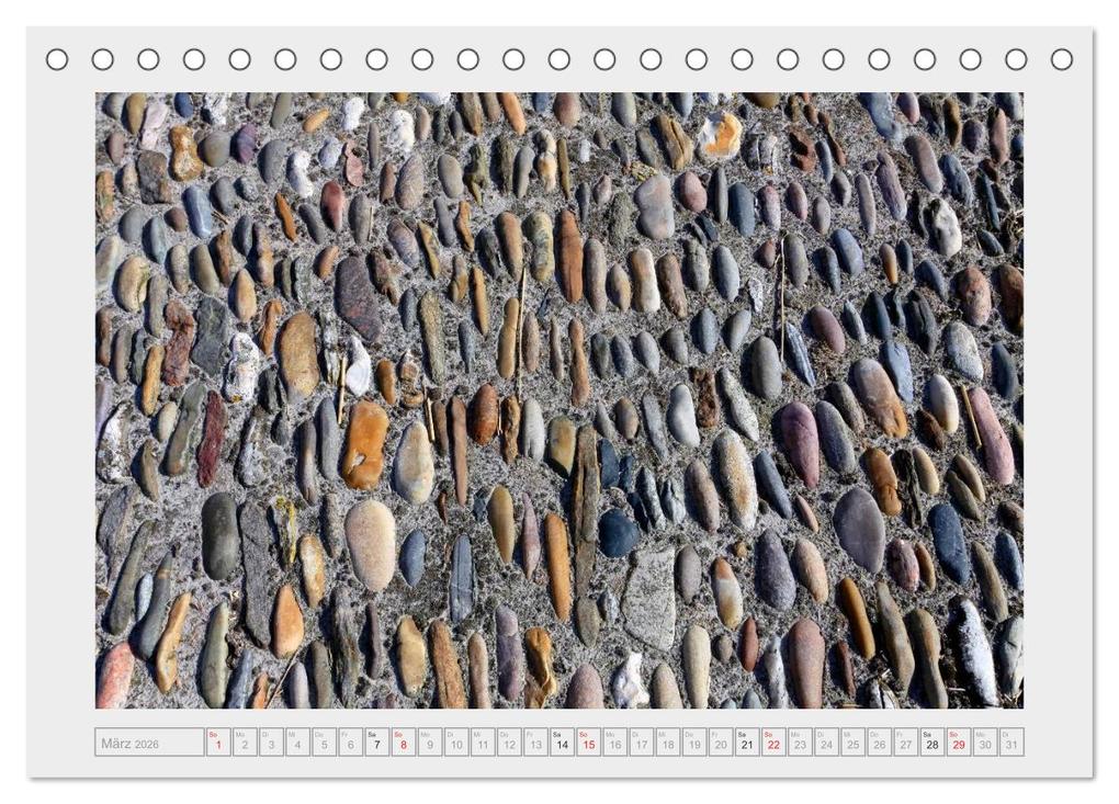 Weitere Ansicht: Die Kunst der Steine / 2026 (Tischkalender 2026 DIN A5 quer), CALVENDO Monatskalender | Udo Haafke, Calvendo