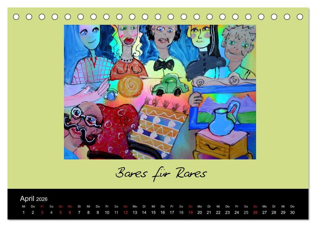 Weitere Ansicht: Lebensfreude 2026 (Tischkalender 2026 DIN A5 quer), CALVENDO Monatskalender | Leonore Zimmermann, Calvendo