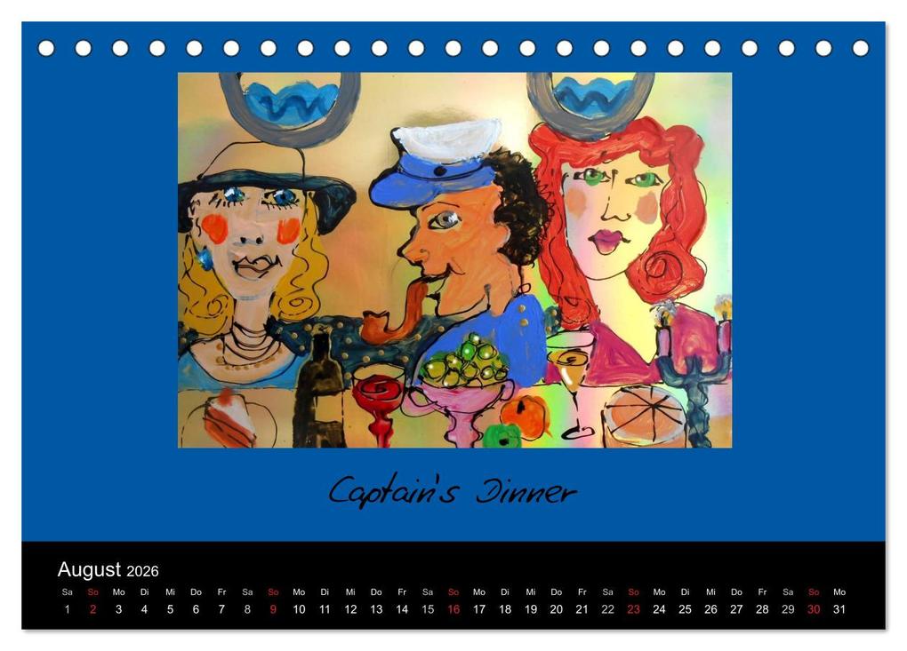 Weitere Ansicht: Lebensfreude 2026 (Tischkalender 2026 DIN A5 quer), CALVENDO Monatskalender | Leonore Zimmermann, Calvendo