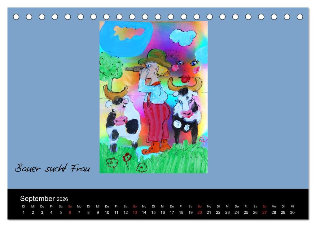 Weitere Ansicht: Lebensfreude 2026 (Tischkalender 2026 DIN A5 quer), CALVENDO Monatskalender | Leonore Zimmermann, Calvendo