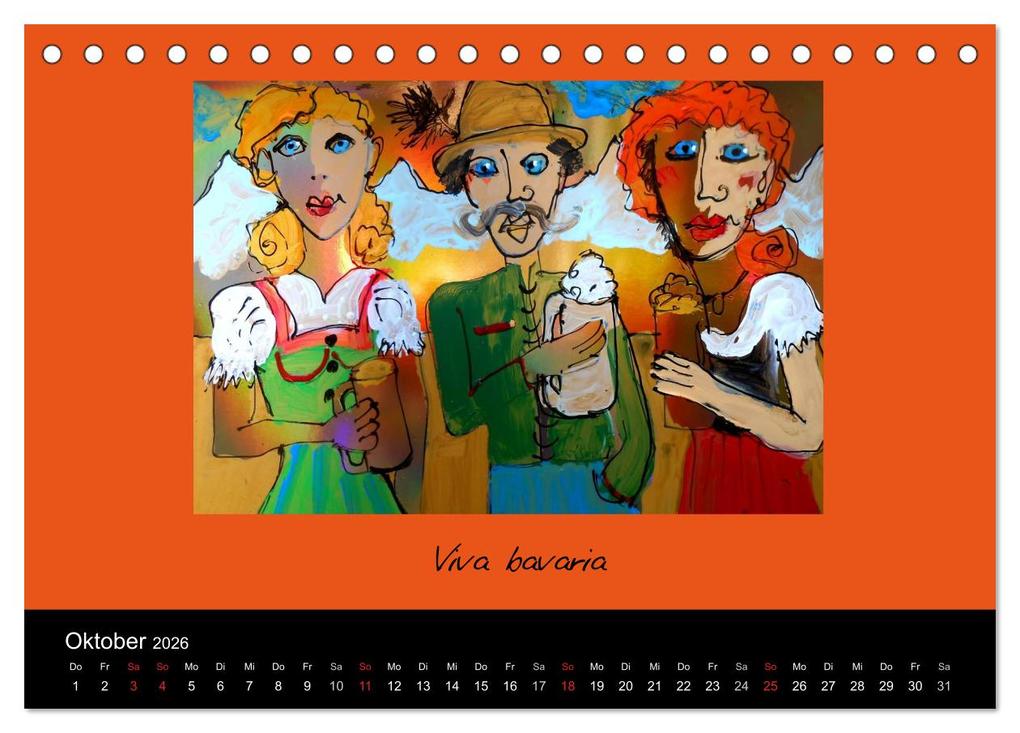 Weitere Ansicht: Lebensfreude 2026 (Tischkalender 2026 DIN A5 quer), CALVENDO Monatskalender | Leonore Zimmermann, Calvendo