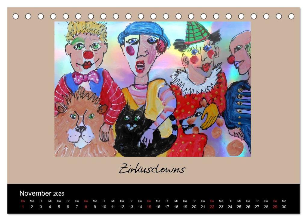 Weitere Ansicht: Lebensfreude 2026 (Tischkalender 2026 DIN A5 quer), CALVENDO Monatskalender | Leonore Zimmermann, Calvendo