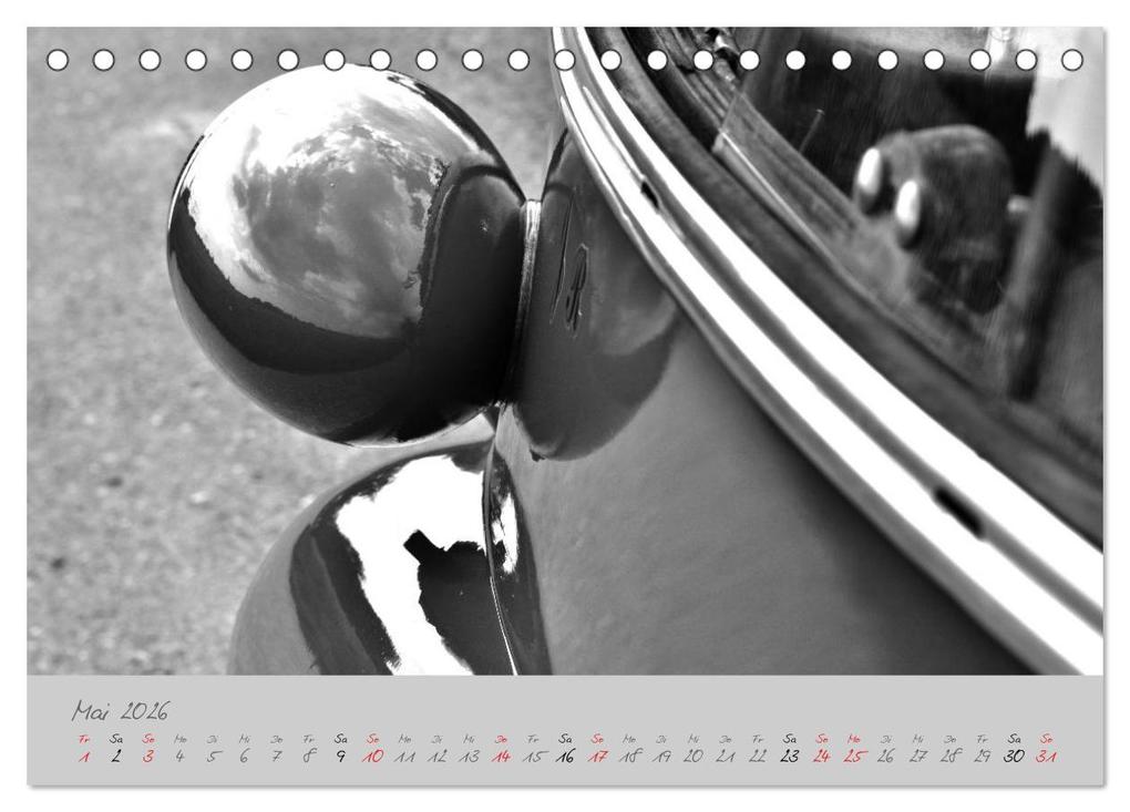 Weitere Ansicht: BMW Isetta 300 in schwarzweiß (Tischkalender 2026 DIN A5 quer), CALVENDO Monatskalender | Ingo Laue, Calvendo