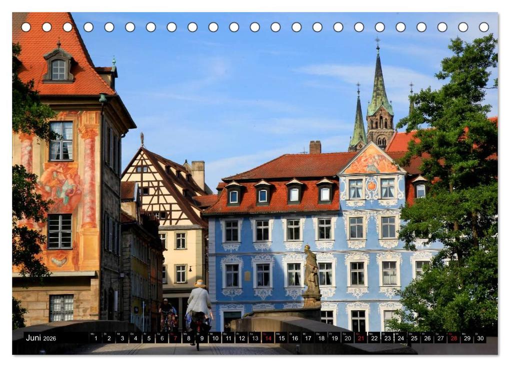 Weitere Ansicht: Bezauberndes Bamberg (Tischkalender 2026 DIN A5 quer), CALVENDO Monatskalender | Wiltrud Doerk, Calvendo