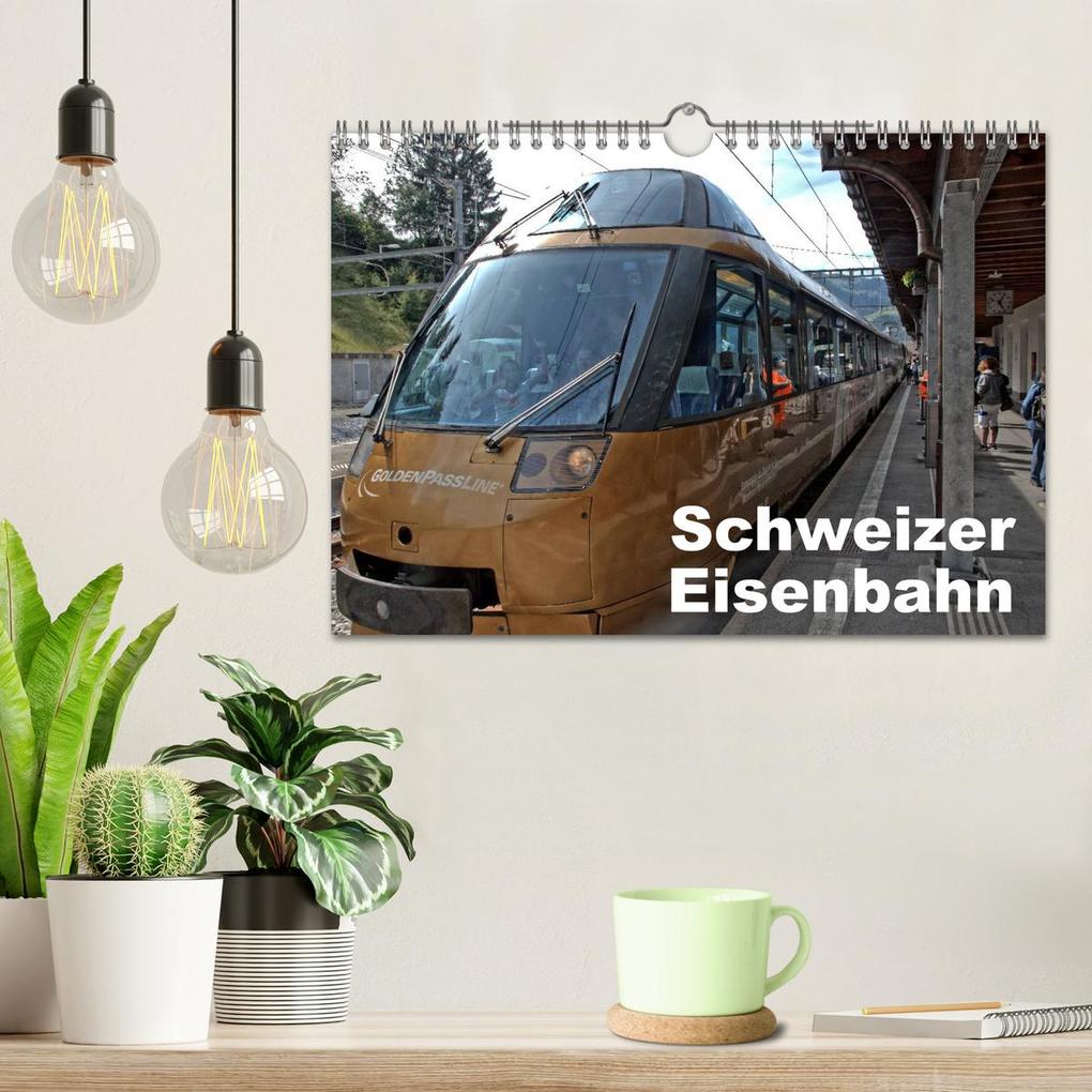 Weitere Ansicht: Schweizer Eisenbahn (Wandkalender 2026 DIN A4 quer), CALVENDO Monatskalender | Rudolf J. Strutz, Calvendo