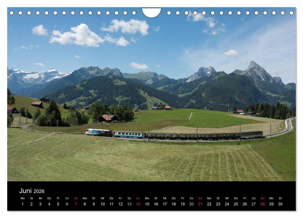 Weitere Ansicht: Schweizer Eisenbahn (Wandkalender 2026 DIN A4 quer), CALVENDO Monatskalender | Rudolf J. Strutz, Calvendo