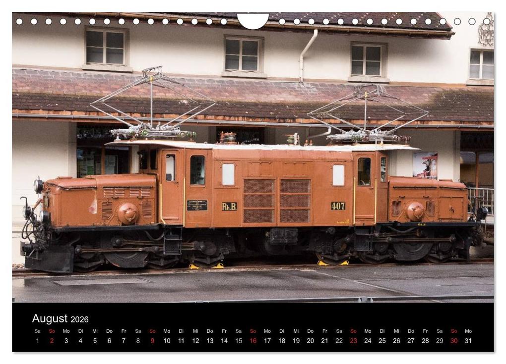 Weitere Ansicht: Schweizer Eisenbahn (Wandkalender 2026 DIN A4 quer), CALVENDO Monatskalender | Rudolf J. Strutz, Calvendo