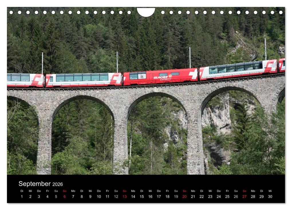 Weitere Ansicht: Schweizer Eisenbahn (Wandkalender 2026 DIN A4 quer), CALVENDO Monatskalender | Rudolf J. Strutz, Calvendo