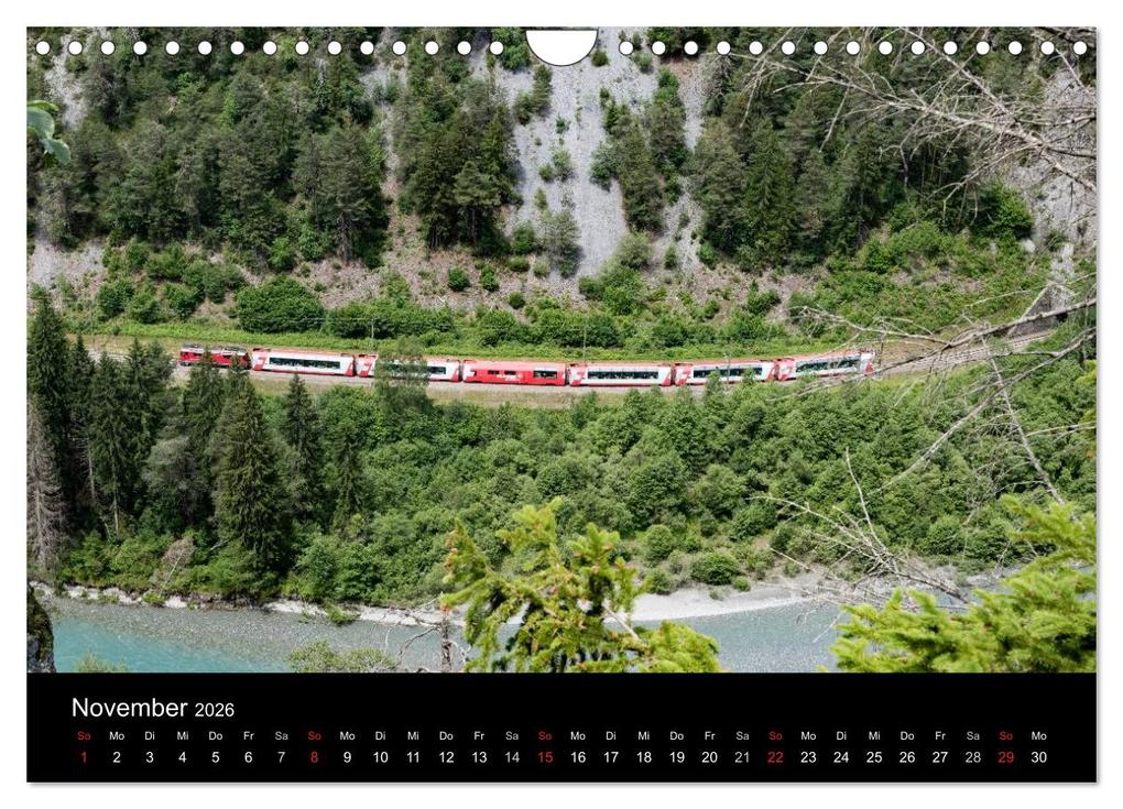 Weitere Ansicht: Schweizer Eisenbahn (Wandkalender 2026 DIN A4 quer), CALVENDO Monatskalender | Rudolf J. Strutz, Calvendo