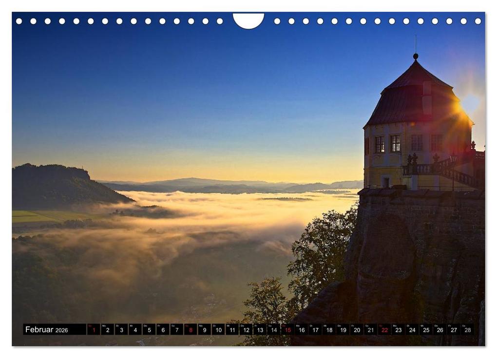 Weitere Ansicht: Nebelwelten Sächsische Schweiz (Wandkalender 2026 DIN A4 quer), CALVENDO Monatskalender | Dirk Meutzner, Calvendo