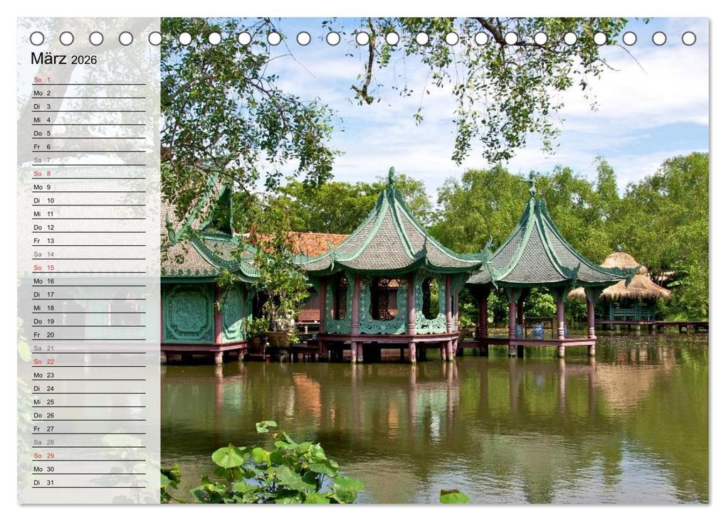 Weitere Ansicht: Mein Thailand - Geburtstagskalender (Tischkalender 2026 DIN A5 quer), CALVENDO Monatskalender | Ralf Wittstock, Calvendo