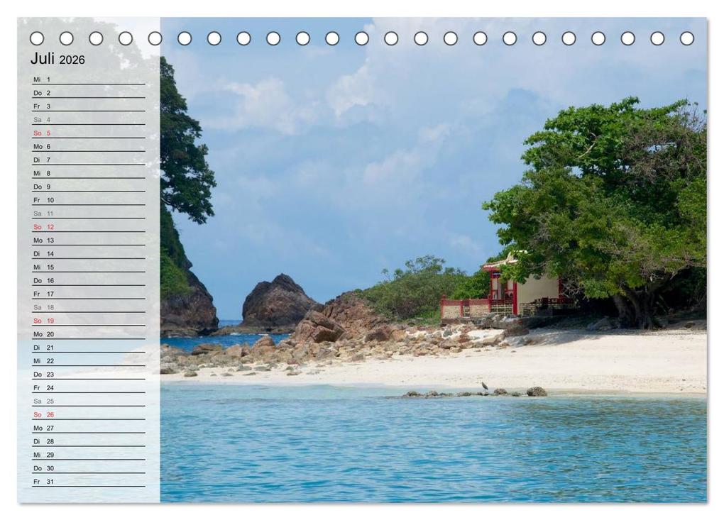 Weitere Ansicht: Mein Thailand - Geburtstagskalender (Tischkalender 2026 DIN A5 quer), CALVENDO Monatskalender | Ralf Wittstock, Calvendo