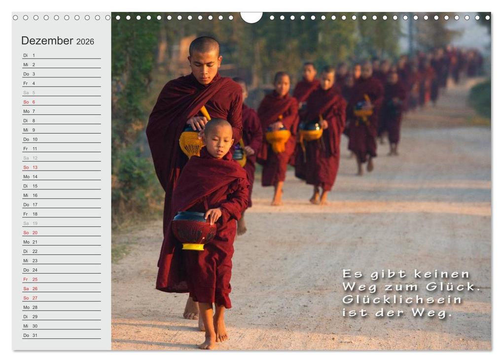 Weitere Ansicht: BUDDHA Buddhistische Weisheiten (Wandkalender 2026 DIN A3 quer), CALVENDO Monatskalender | BuddhaART BuddhaART, Calvendo, BuddhaART