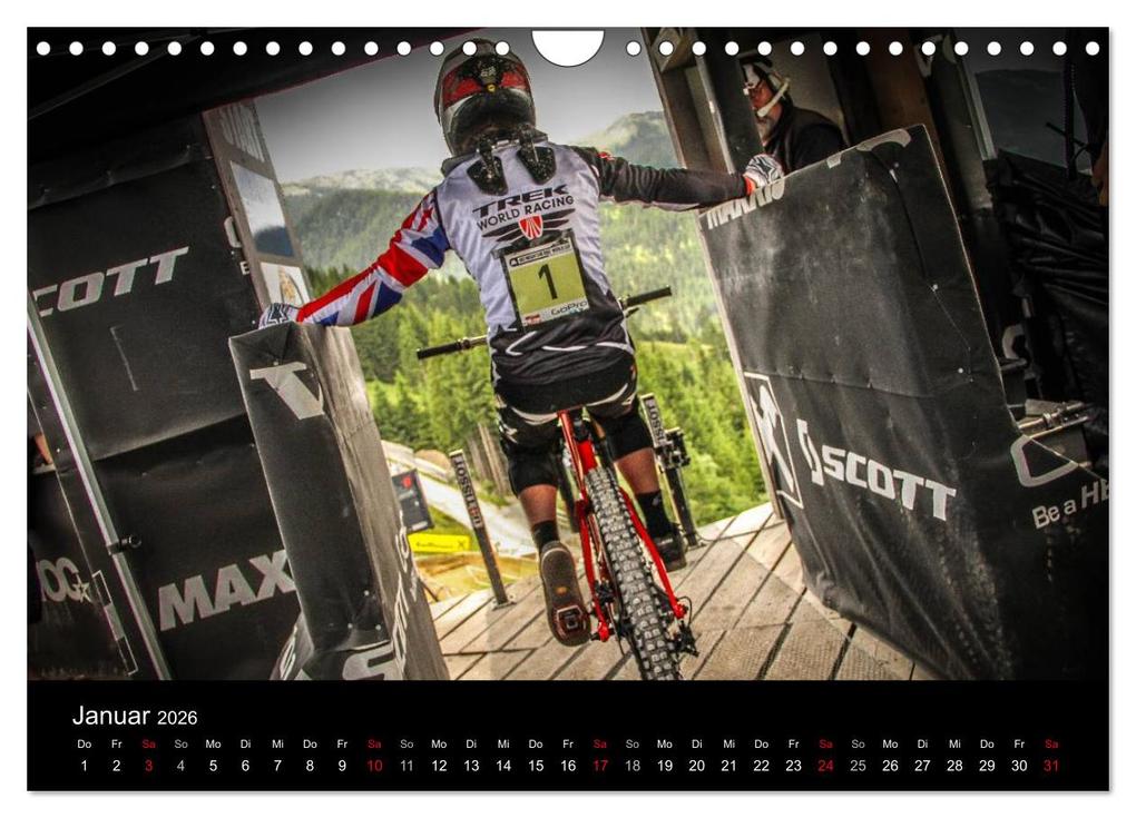 Weitere Ansicht: Downhill Racing 2026 (Wandkalender 2026 DIN A4 quer), CALVENDO Monatskalender | Arne Fitkau, Calvendo