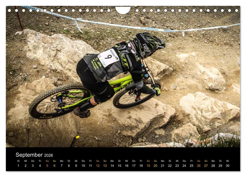 Weitere Ansicht: Downhill Racing 2026 (Wandkalender 2026 DIN A4 quer), CALVENDO Monatskalender | Arne Fitkau, Calvendo