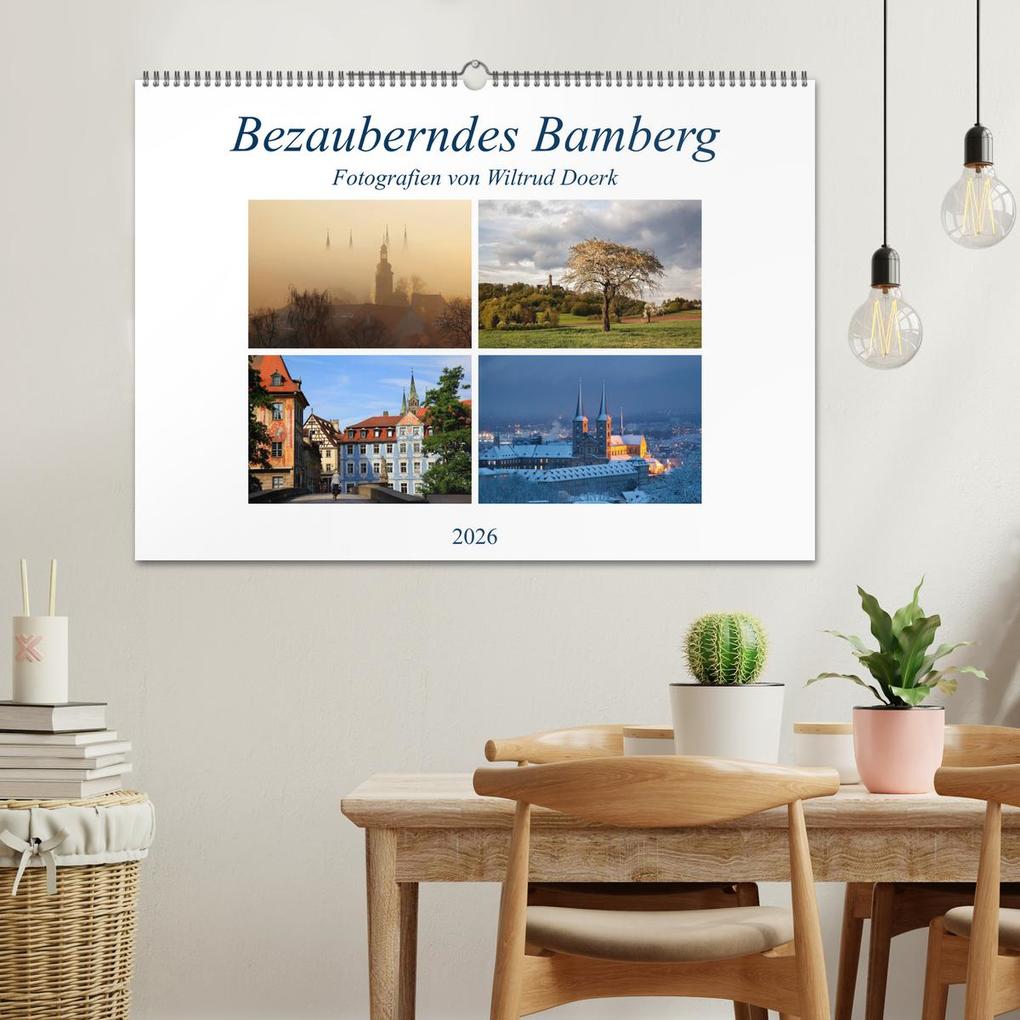 Weitere Ansicht: Bezauberndes Bamberg (Wandkalender 2026 DIN A2 quer), CALVENDO Monatskalender | Wiltrud Doerk, Calvendo