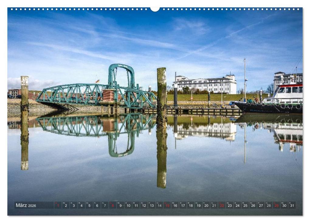 Weitere Ansicht: Wilhelmshaven - Impressionen aus der Hafenstadt (Wandkalender 2026 DIN A2 quer), CALVENDO Monatskalender | www.geniusstrand.de www.geniusstrand.de, Calvendo, www.geniusstrand.de