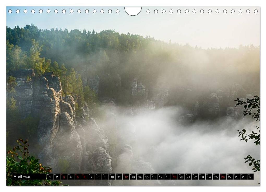 Weitere Ansicht: Bilder aus dem Nationalpark Sächsische Schweiz (Wandkalender 2026 DIN A4 quer), CALVENDO Monatskalender | Dirk Meutzner, Calvendo