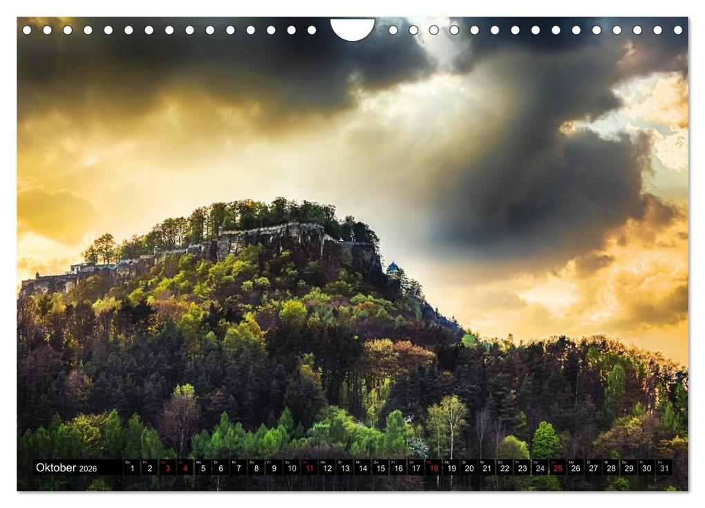 Weitere Ansicht: Bilder aus dem Nationalpark Sächsische Schweiz (Wandkalender 2026 DIN A4 quer), CALVENDO Monatskalender | Dirk Meutzner, Calvendo
