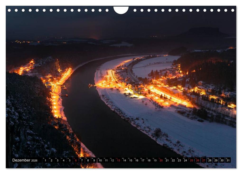 Weitere Ansicht: Bilder aus dem Nationalpark Sächsische Schweiz (Wandkalender 2026 DIN A4 quer), CALVENDO Monatskalender | Dirk Meutzner, Calvendo
