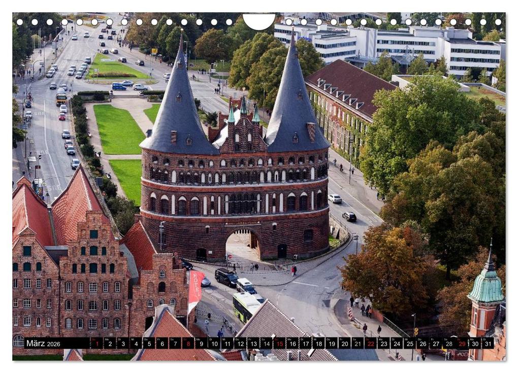 Weitere Ansicht: Ostseeperle Lübeck (Wandkalender 2026 DIN A4 quer), CALVENDO Monatskalender | U boeTtchEr, Calvendo