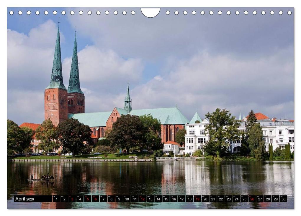 Weitere Ansicht: Ostseeperle Lübeck (Wandkalender 2026 DIN A4 quer), CALVENDO Monatskalender | U boeTtchEr, Calvendo