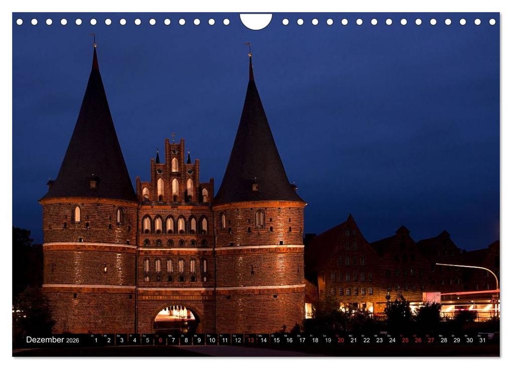 Weitere Ansicht: Ostseeperle Lübeck (Wandkalender 2026 DIN A4 quer), CALVENDO Monatskalender | U boeTtchEr, Calvendo