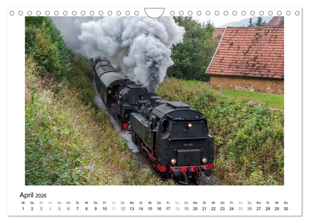 Weitere Ansicht: Mit der Eisenbahn in die Fränkische Schweiz (Wandkalender 2026 DIN A4 quer), CALVENDO Monatskalender | oldshutterhand oldshutterhand, Calvendo, Oldshutterhand