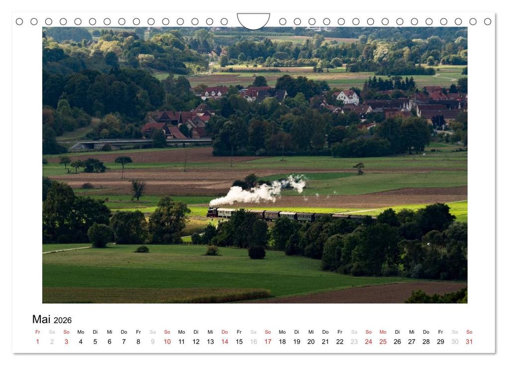 Weitere Ansicht: Mit der Eisenbahn in die Fränkische Schweiz (Wandkalender 2026 DIN A4 quer), CALVENDO Monatskalender | oldshutterhand oldshutterhand, Calvendo, Oldshutterhand