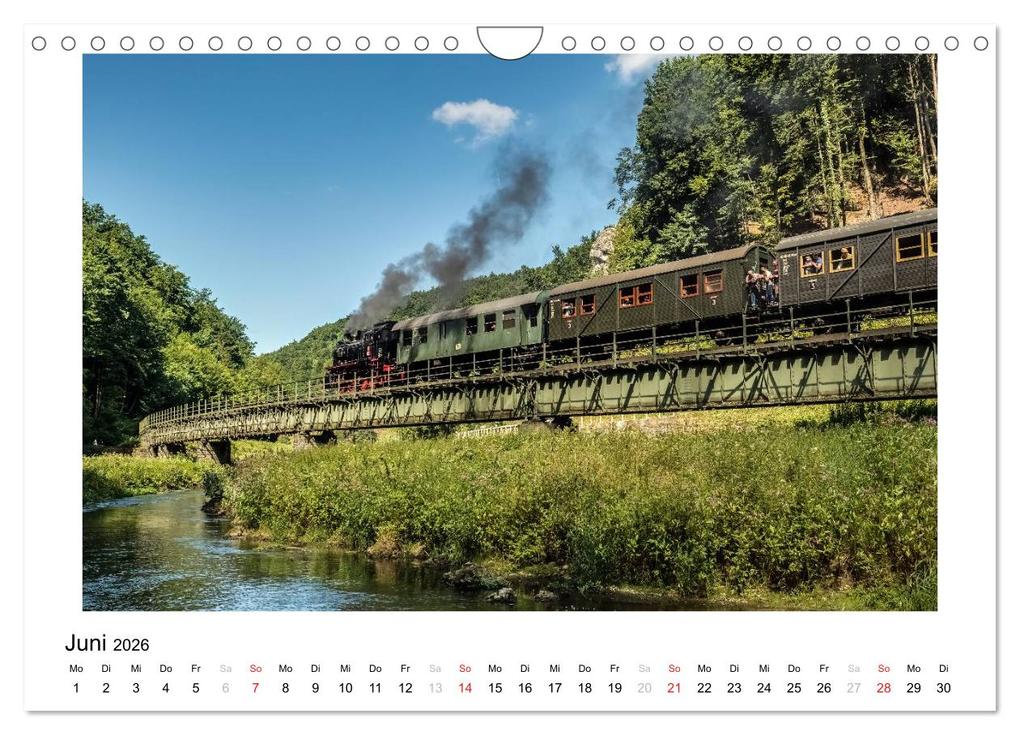 Weitere Ansicht: Mit der Eisenbahn in die Fränkische Schweiz (Wandkalender 2026 DIN A4 quer), CALVENDO Monatskalender | oldshutterhand oldshutterhand, Calvendo, Oldshutterhand