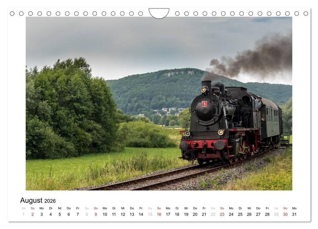 Weitere Ansicht: Mit der Eisenbahn in die Fränkische Schweiz (Wandkalender 2026 DIN A4 quer), CALVENDO Monatskalender | oldshutterhand oldshutterhand, Calvendo, Oldshutterhand
