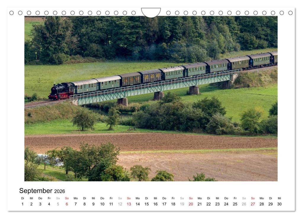 Weitere Ansicht: Mit der Eisenbahn in die Fränkische Schweiz (Wandkalender 2026 DIN A4 quer), CALVENDO Monatskalender | oldshutterhand oldshutterhand, Calvendo, Oldshutterhand