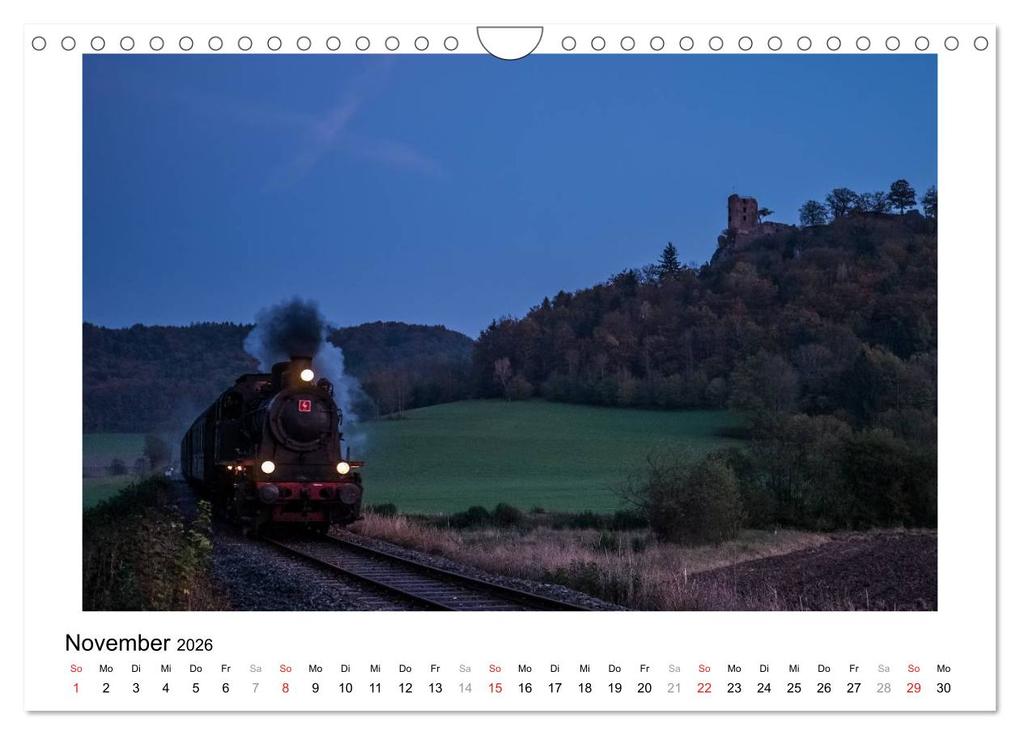 Weitere Ansicht: Mit der Eisenbahn in die Fränkische Schweiz (Wandkalender 2026 DIN A4 quer), CALVENDO Monatskalender | oldshutterhand oldshutterhand, Calvendo, Oldshutterhand