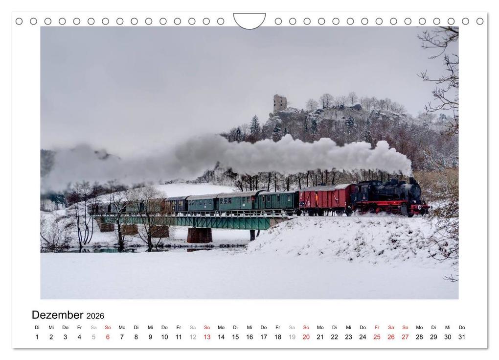 Weitere Ansicht: Mit der Eisenbahn in die Fränkische Schweiz (Wandkalender 2026 DIN A4 quer), CALVENDO Monatskalender | oldshutterhand oldshutterhand, Calvendo, Oldshutterhand