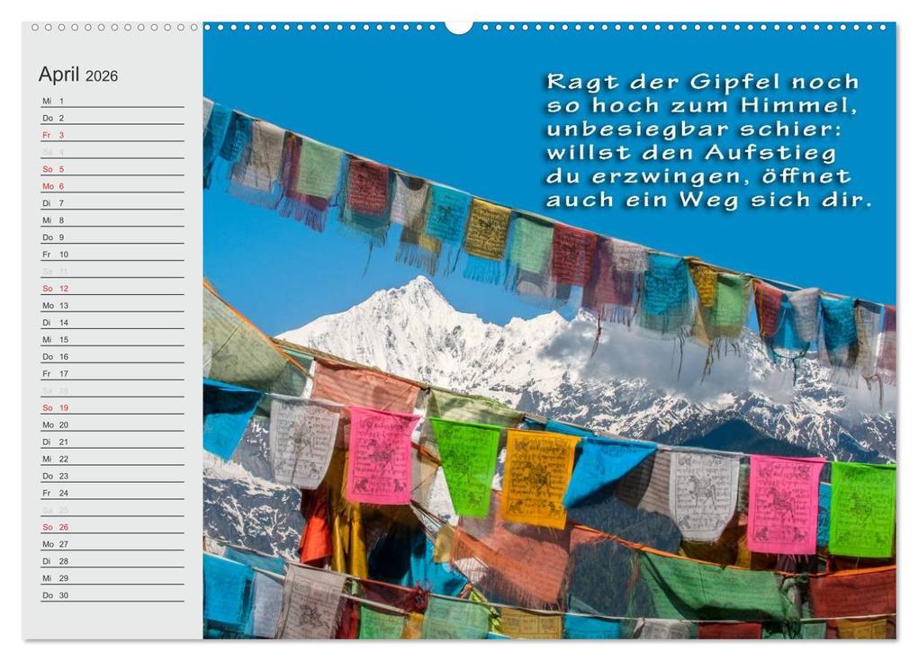 Weitere Ansicht: BUDDHA Buddhistische Weisheiten (Wandkalender 2026 DIN A2 quer), CALVENDO Monatskalender | BuddhaART BuddhaART, Calvendo, BuddhaART