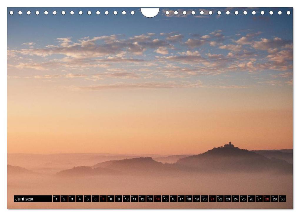 Weitere Ansicht: Lichtstimmungen Thüringen - Eine Reise von Morgens bis Abends (Wandkalender 2026 DIN A4 quer), CALVENDO Monatskalender | Ronny Wesche, Calvendo