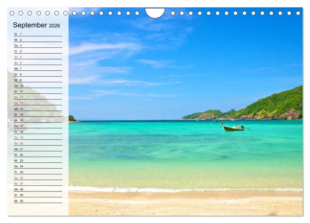 Weitere Ansicht: Mein Thailand - Geburtstagskalender (Wandkalender 2026 DIN A4 quer), CALVENDO Monatskalender | Ralf Wittstock, Calvendo
