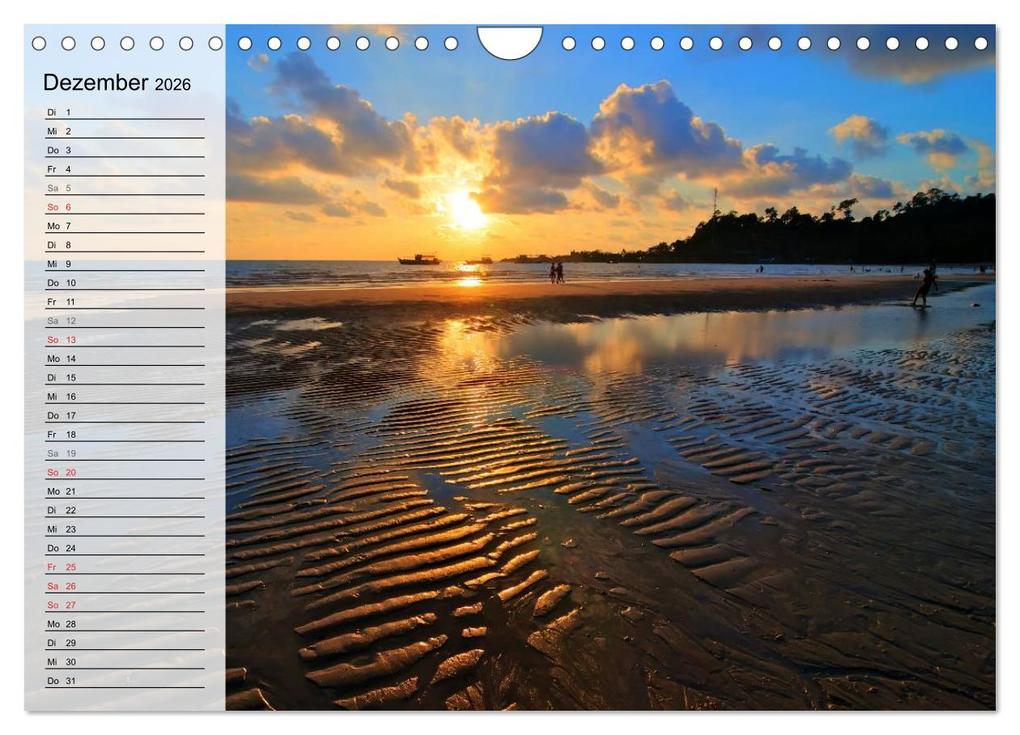 Weitere Ansicht: Mein Thailand - Geburtstagskalender (Wandkalender 2026 DIN A4 quer), CALVENDO Monatskalender | Ralf Wittstock, Calvendo
