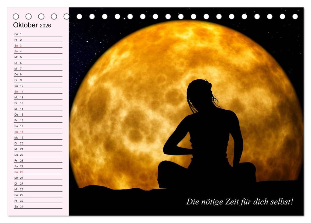 Weitere Ansicht: Der Freundinnen-Kalender. Was ich mir für dich wünsche! (Tischkalender 2026 DIN A5 quer), CALVENDO Monatskalender | Elisabeth Stanzer, Calvendo