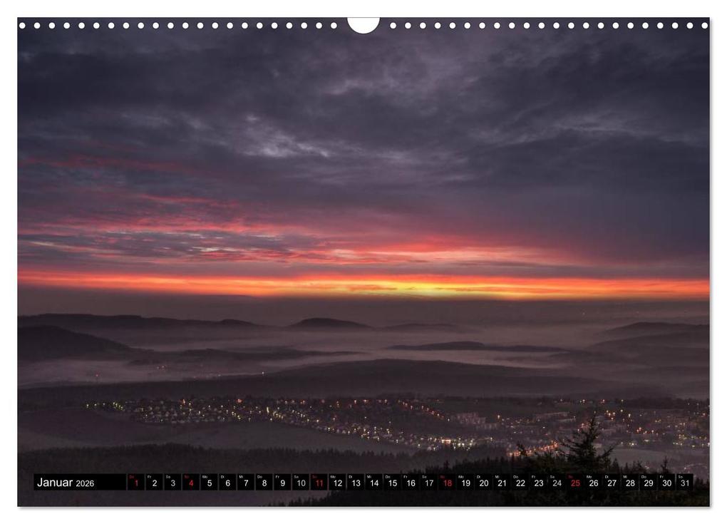 Weitere Ansicht: Lichtstimmungen Thüringen - Eine Reise von Morgens bis Abends (Wandkalender 2026 DIN A3 quer), CALVENDO Monatskalender | Ronny Wesche, Calvendo