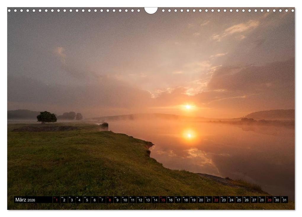 Weitere Ansicht: Lichtstimmungen Thüringen - Eine Reise von Morgens bis Abends (Wandkalender 2026 DIN A3 quer), CALVENDO Monatskalender | Ronny Wesche, Calvendo