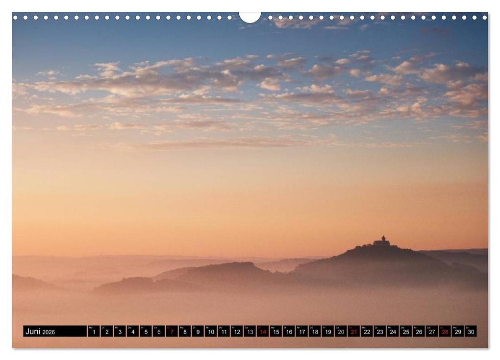 Weitere Ansicht: Lichtstimmungen Thüringen - Eine Reise von Morgens bis Abends (Wandkalender 2026 DIN A3 quer), CALVENDO Monatskalender | Ronny Wesche, Calvendo