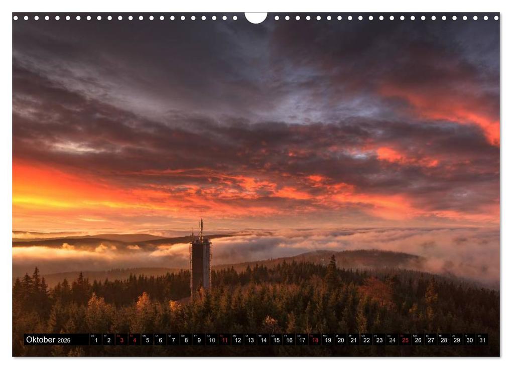 Weitere Ansicht: Lichtstimmungen Thüringen - Eine Reise von Morgens bis Abends (Wandkalender 2026 DIN A3 quer), CALVENDO Monatskalender | Ronny Wesche, Calvendo