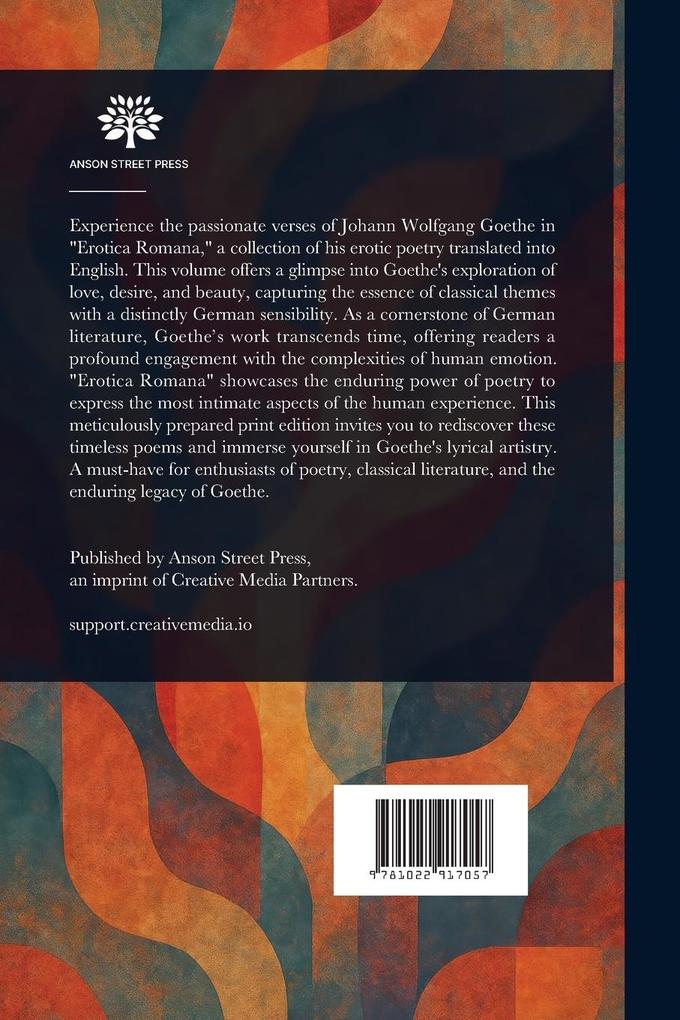 Weitere Ansicht: Erotica Romana | Johann Wolfgang von Goethe