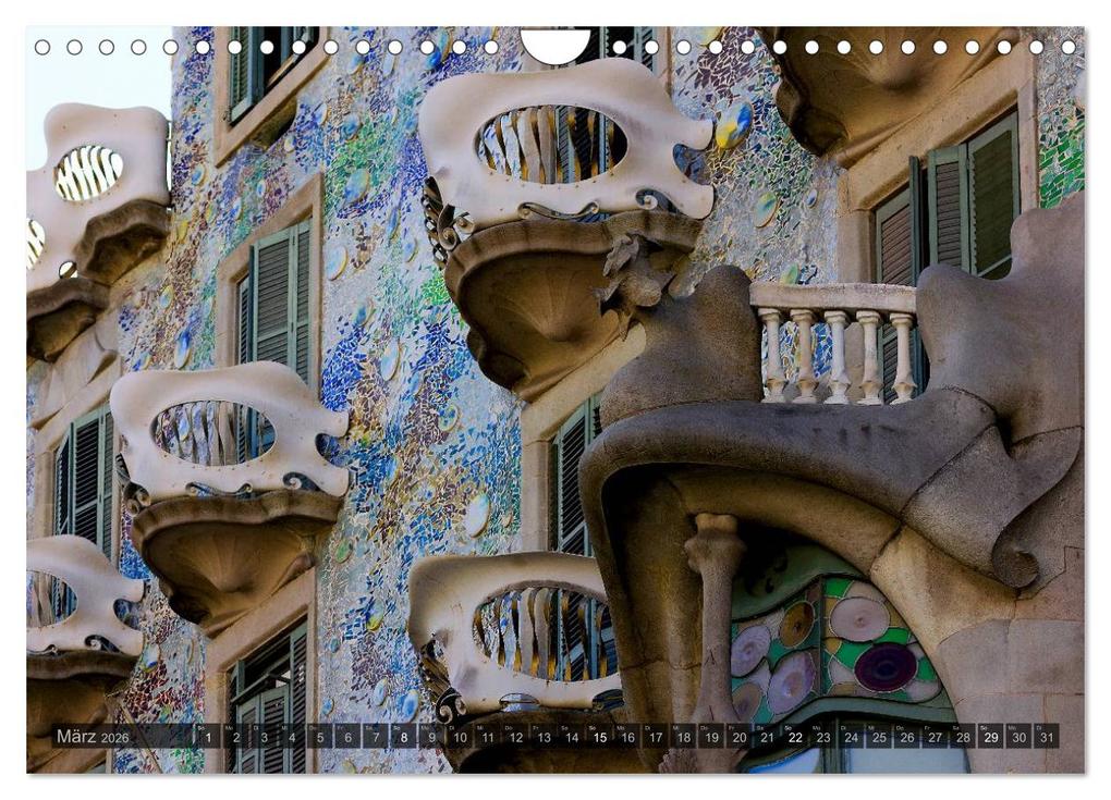 Weitere Ansicht: Barcelona - Von Gotik bis Modernisme (Wandkalender 2026 DIN A4 quer), CALVENDO Monatskalender | Olaf Bruhn, Calvendo