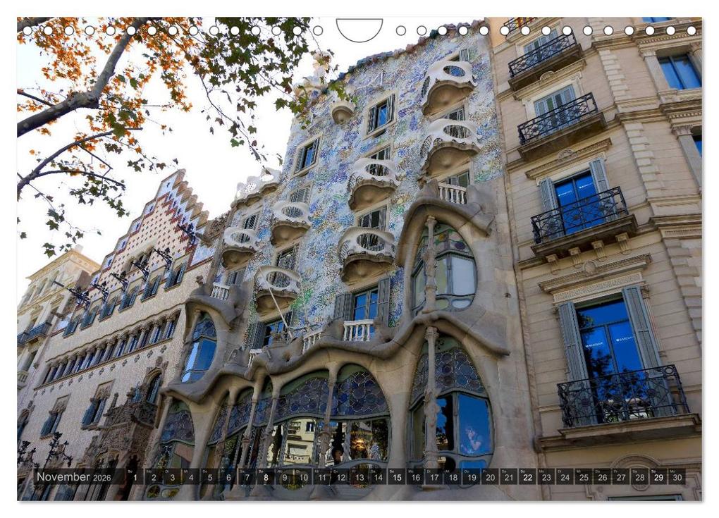 Weitere Ansicht: Barcelona - Von Gotik bis Modernisme (Wandkalender 2026 DIN A4 quer), CALVENDO Monatskalender | Olaf Bruhn, Calvendo